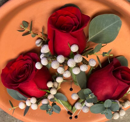 BOUTONNIERE - ROSE from Redwood Florist in New Brunswick, NJ