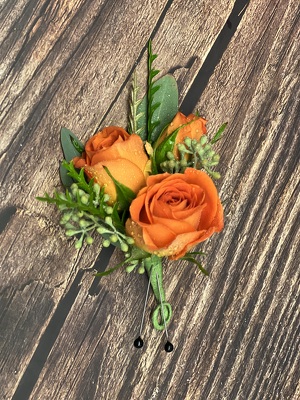 BOUTONNIERE - ROSE from Redwood Florist in New Brunswick, NJ