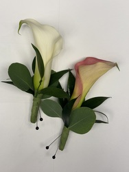 BOUTONNIERE - CALLA from Redwood Florist in New Brunswick, NJ