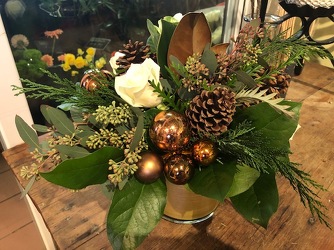 SEASONAL COMPACT VASE from Redwood Florist in New Brunswick, NJ