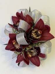 WRIST CORSAGE - CYMBIDIUMS from Redwood Florist in New Brunswick, NJ