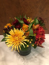 FALL CYLINDER VASE  from Redwood Florist in New Brunswick, NJ