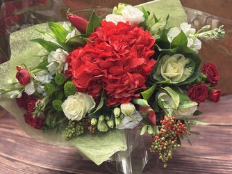 HOLIDAY COLORS BOUQUET from Redwood Florist in New Brunswick, NJ