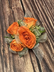 WRIST CORSAGE - SPRAY ROSE from Redwood Florist in New Brunswick, NJ