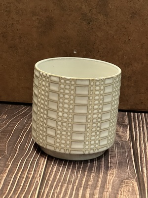 4" IVORY POT from Redwood Florist in New Brunswick, NJ
