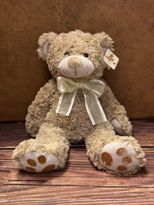 VICKY BEAR - BROWN OR CREAM from Redwood Florist in New Brunswick, NJ